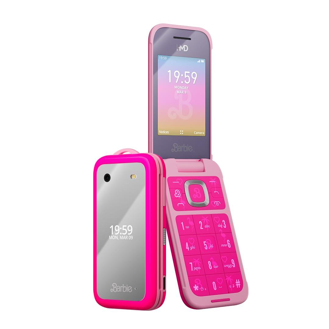 Foto 2 pulgar | Smartphone Hmd Barbie Flip Desbloqueado Kaios Power Pink - Venta Internacional