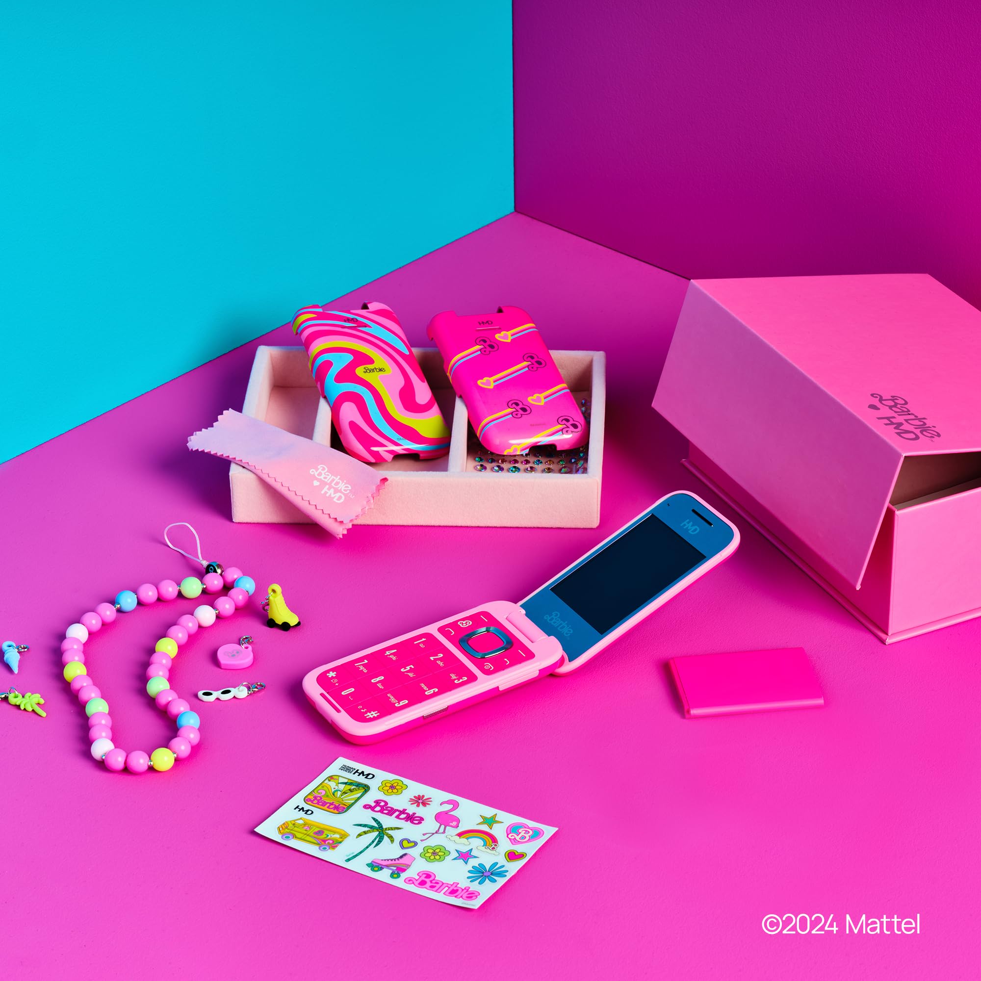 Foto 4 pulgar | Smartphone Hmd Barbie Flip Desbloqueado Kaios Power Pink - Venta Internacional