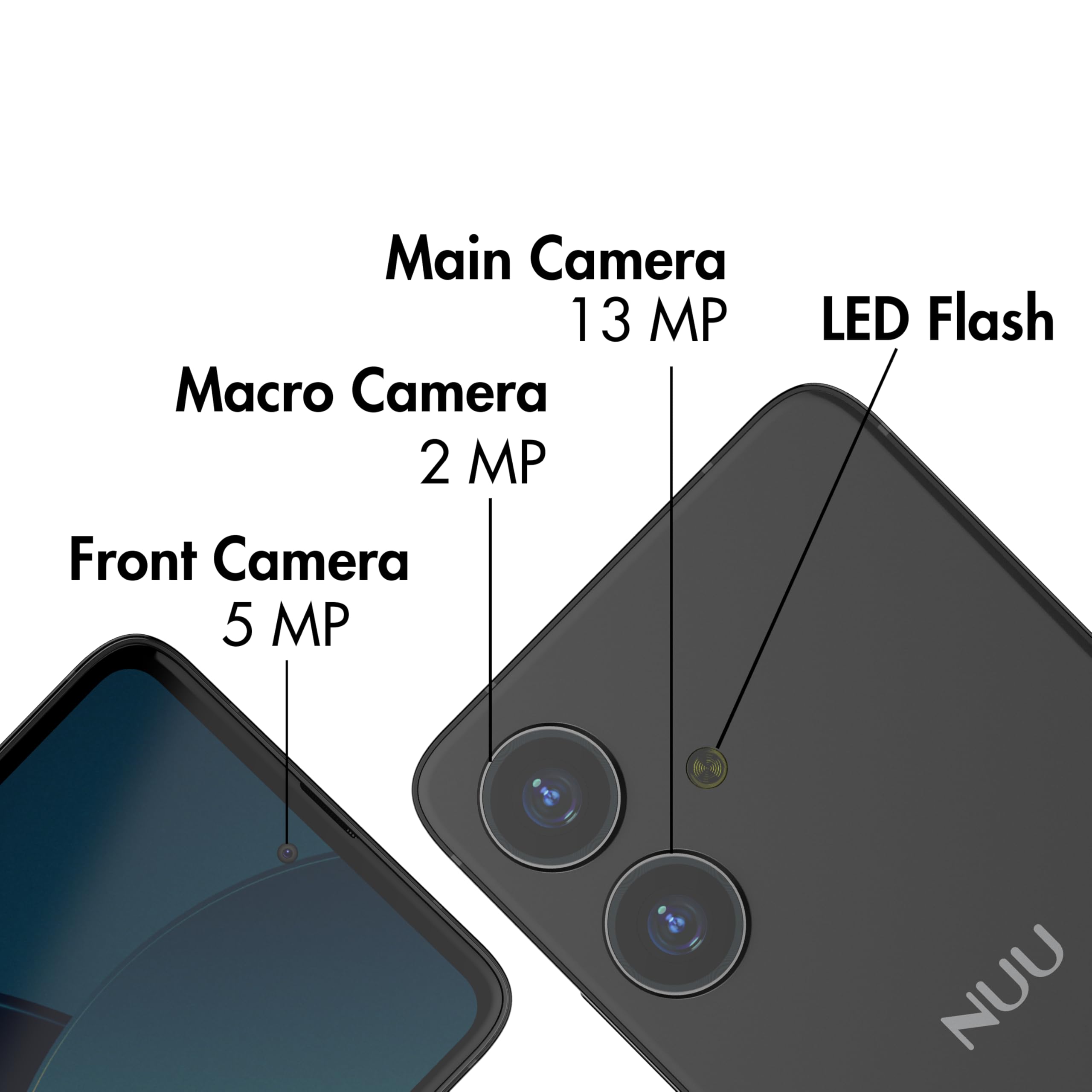 Foto 4 | Teléfono Móvil Nuu N10 Basic 4gb/128gb 6.6'' 90hz Hd+ Android 14 - Venta Internacional.