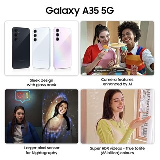 Foto 2 | Smartphone Samsung Galaxy A35 5g + 4g Lte 128 Gb + 8 Gb Ram - Venta Internacional