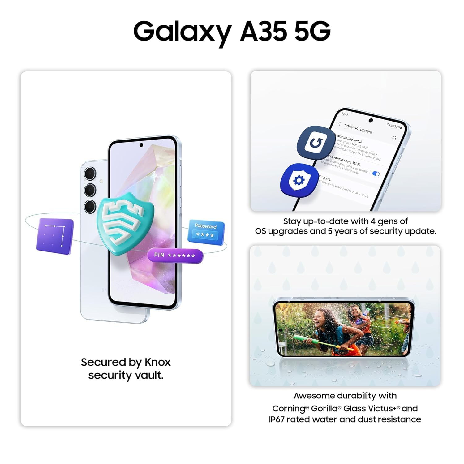 Foto 3 | Smartphone Samsung Galaxy A35 5g + 4g Lte 128 Gb + 8 Gb Ram - Venta Internacional