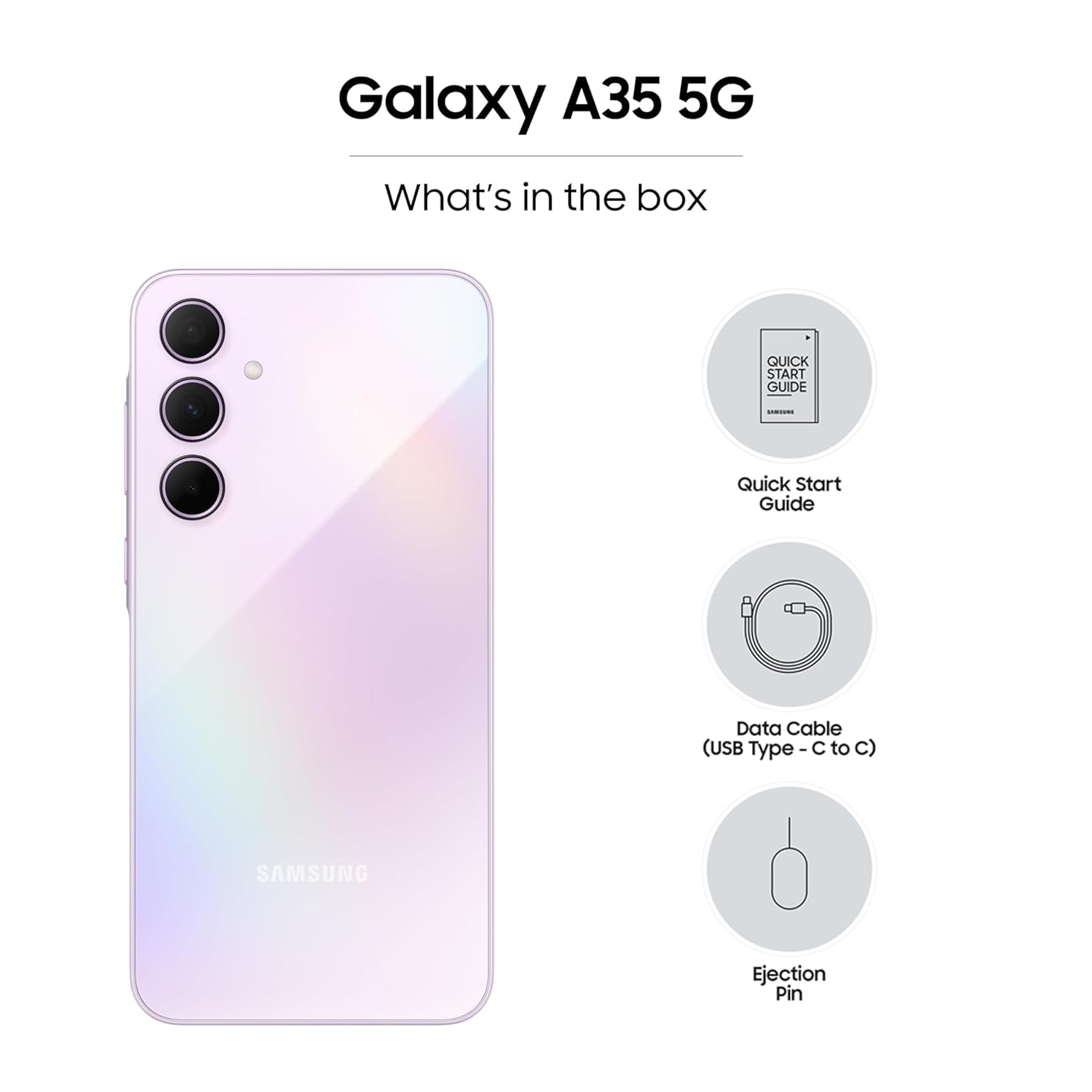 Foto 7 pulgar | Smartphone Samsung Galaxy A35 5g A356e 128 Gb Lila - Venta Internacional