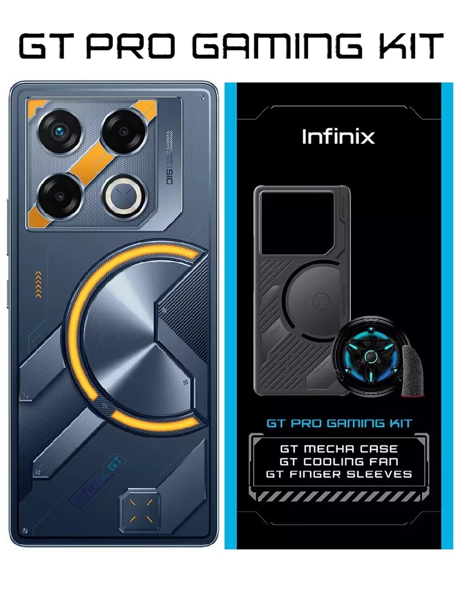 Foto 2 pulgar | Celular Infinix Desbloqueado Gt 20 Pro 5g 256gb 8gb Naranja + Kit Gamer