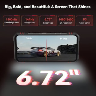 Foto 5 | Smartphone Cubot Kingkong Star 2 5g 6.72 Pulgadas 12 Gb Ram 256 Gb Ro