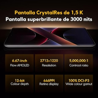 Foto 5 | Teléfono Inteligente Xiaomi Poco X7 5g + 4g Lte 256 Gb + 8 Gb Ram - Venta Internacional.