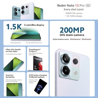 Foto 6 | Teléfono Inteligente Xiaomi Redmi Note 13 Pro 5g 256 Gb + 8 Gb de Ram - Venta Internacional
