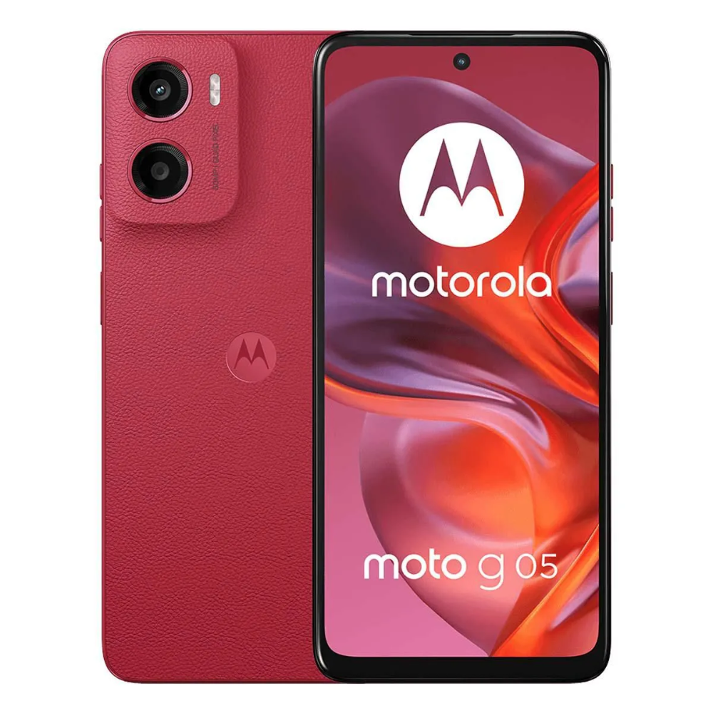 Celular Motorola Moto G05 128gb 4gb Ram Rojo Desbloqueado