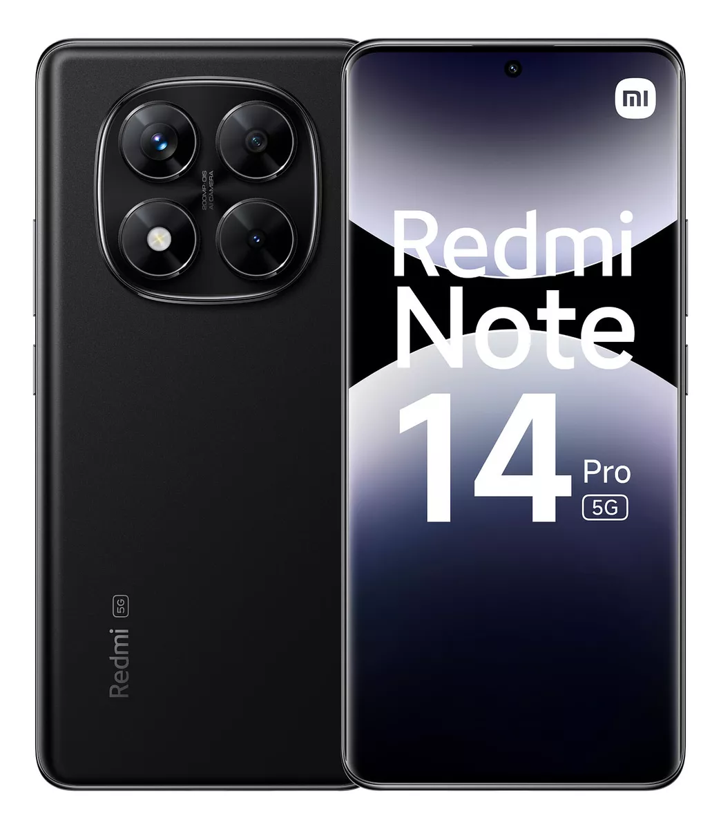 Foto 2 pulgar | Xiaomi Redmi Note 14 Pro 5g 256 Gb Negro 8gb Ram