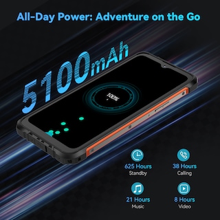 Foto 6 | Smartphone Cubot KingKong ACE 2 16GB RAM (6GB+10GB Ext) 128GB ROM Android 14 - Venta Internacional