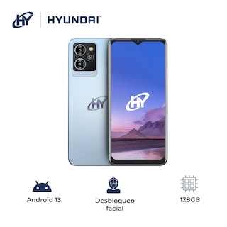 Foto 3 | Hyundai, Hyline Pro Smartphone, Pantalla Digital 6.5, Android 13, Celular Con Desbloqueo Facial, Almacenamiento 128g