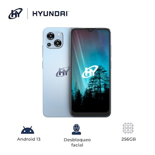 Foto 3 | Hyundai, Hyline Prox Smartphone, Pantalla Digital 6.51, Android 13, Celular Con Desbloqueo Facial, Almacenamiento