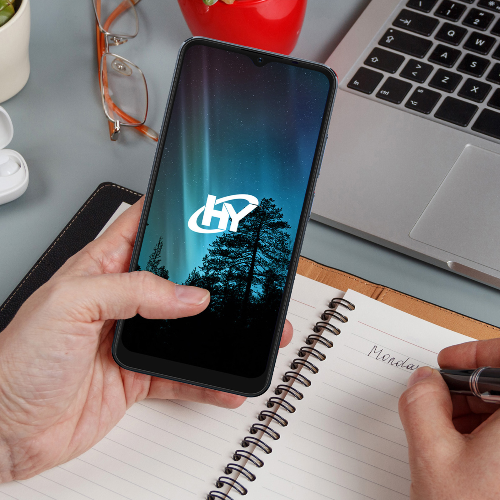Foto 4 | Hyundai, Hyline Prox Smartphone, Pantalla Digital 6.51, Android 13, Celular Con Desbloqueo Facial, Almacenamiento