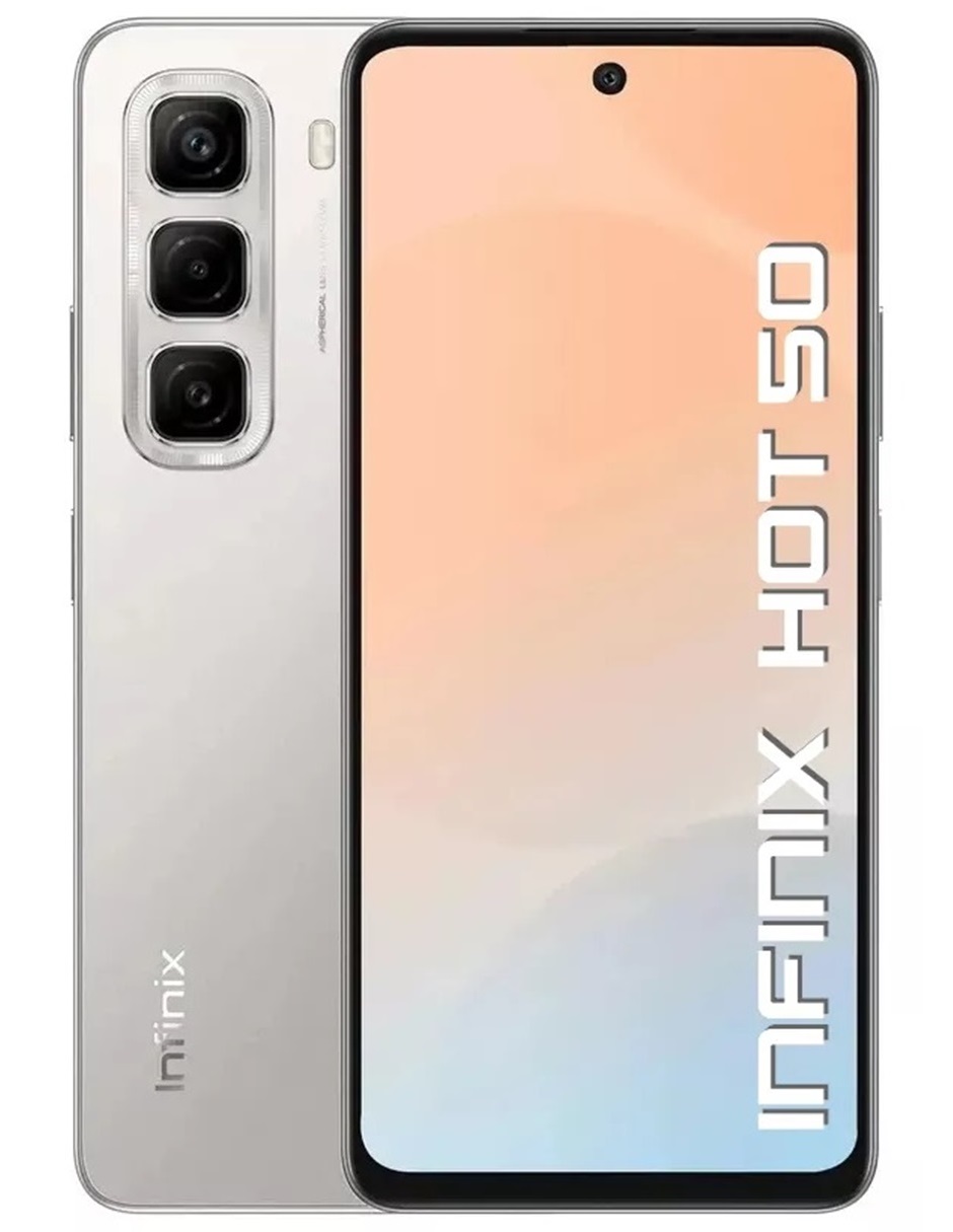 Foto 2 pulgar | Celular Infinix Desbloqueado Hot 50 256gb 8gb Gris Titanio