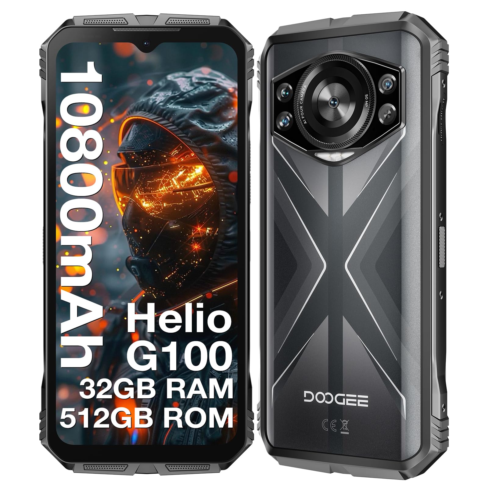 Foto 2 pulgar | Smartphone Robusto Doogee S118 (2025) Desbloqueado De 32 Gb+512 Gb/2 Tb - Venta Internacional.