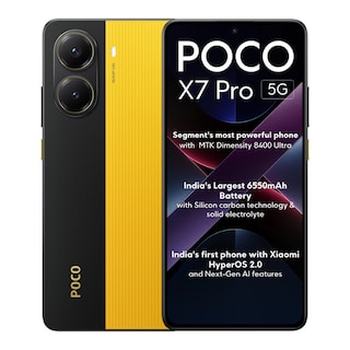 Foto 1 | Xiaomi Poco X7 Pro 5g 256gb 12gb Ram Amarillo Desbloqueado