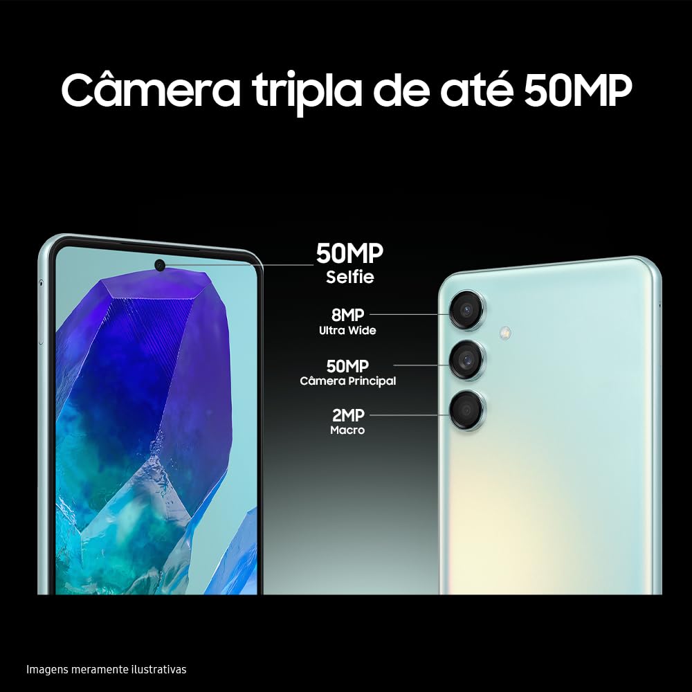 Foto 7 pulgar | Smartphone Samsung Galaxy M55 5g Dual Sim 256gb/8gb Verde - Venta Internacional