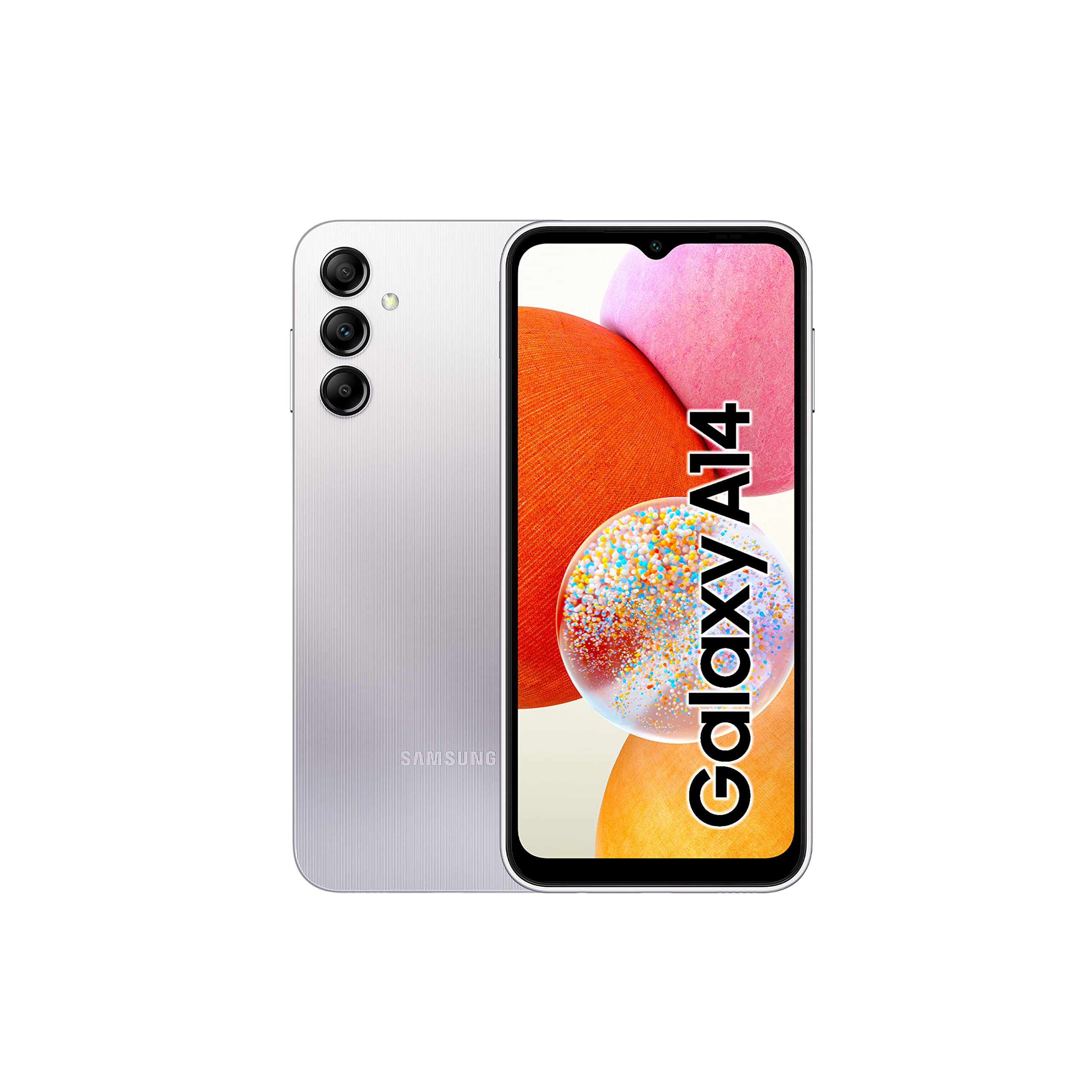 Foto 2 pulgar | Smartphone Samsung Galaxy A14 Sm-a145p/ds 128 Gb + 4 Gb Plateado - Venta Internacional
