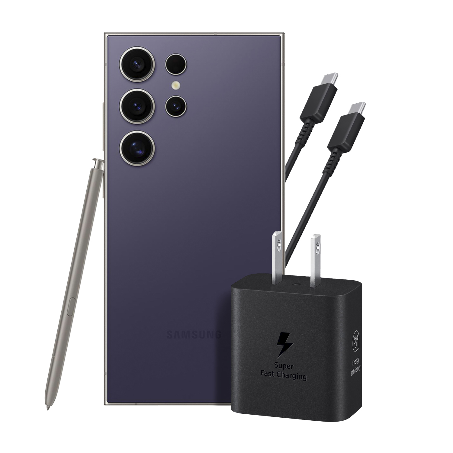 Foto 1 | Samsung Galaxy S24 Ultra 12 GB 512 GB 5g Violeta + Adaptador 25 W