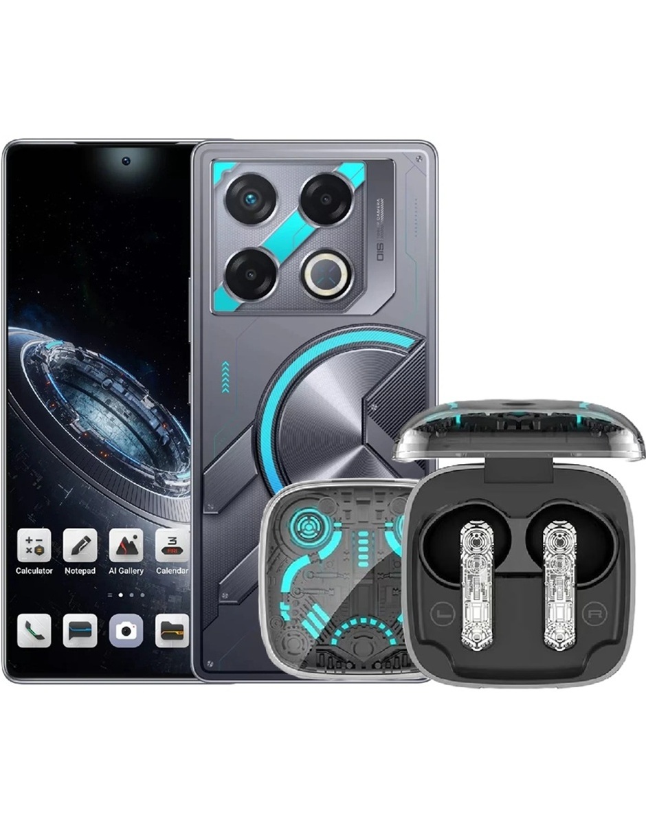 Foto 2 pulgar | Celular Infinix Desbloqueado Gt 20 Pro 5g 256gb 12gb Azul + Infinix XBuds 3 GT