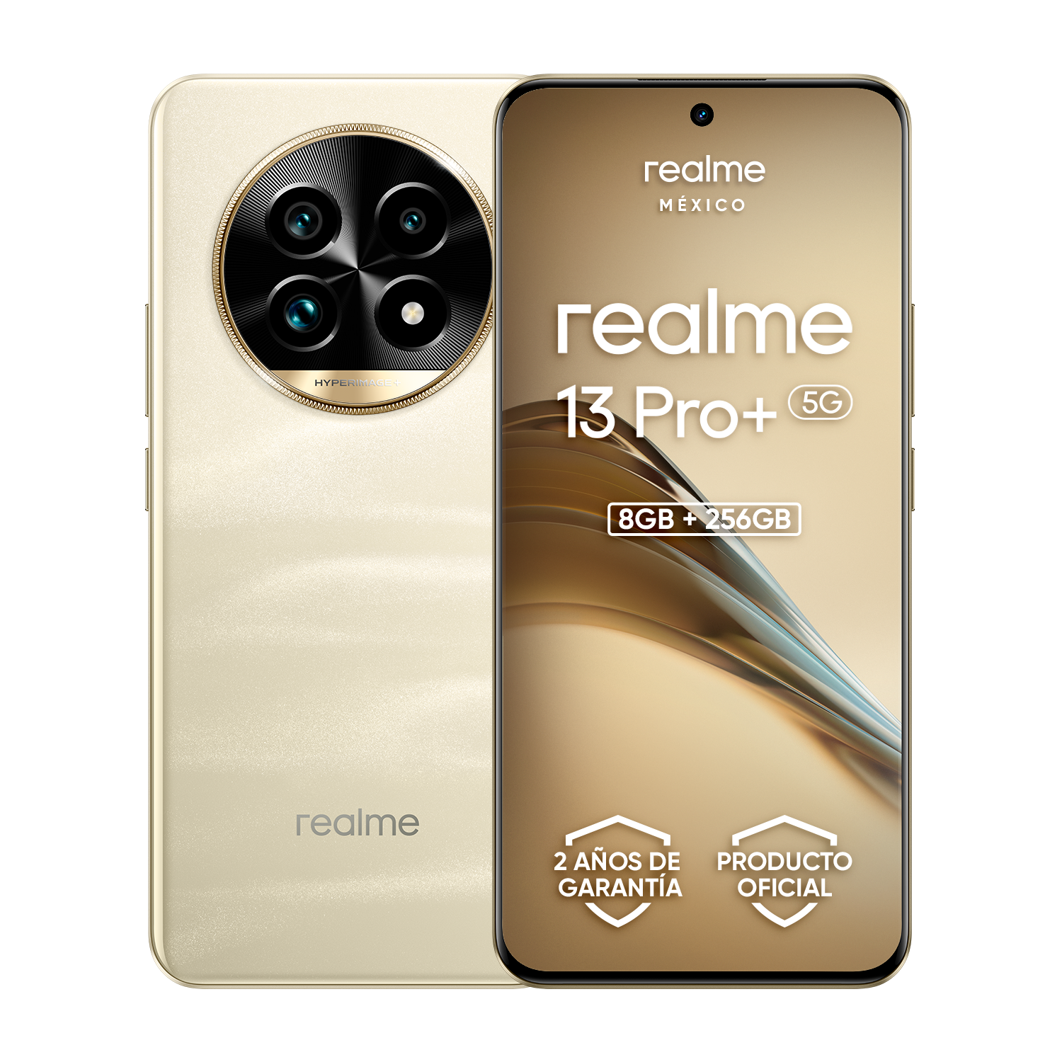 Foto 1 | Realme 13 Pro+ Desbloqueado 8gb 256gb Dual Sim Ip65 5200mah 6.7'' Amoled 120hz 50mp Snapdragon 7s Gen 2 Dorado