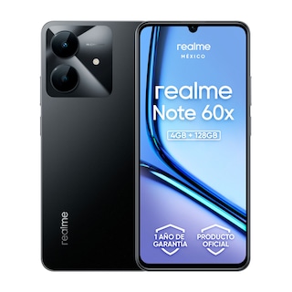 Foto 1 | Realme Note 60x Desbloqueado 4gb 128gb Dual Sim Ip54 5000mah 6.74'' 90hz 8mp Octa-core 1.8ghz Negro