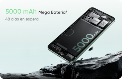 Foto 5 | Realme Note 60x Desbloqueado 4gb 128gb Dual Sim Ip54 5000mah 6.74'' 90hz 8mp Octa-core 1.8ghz Verde