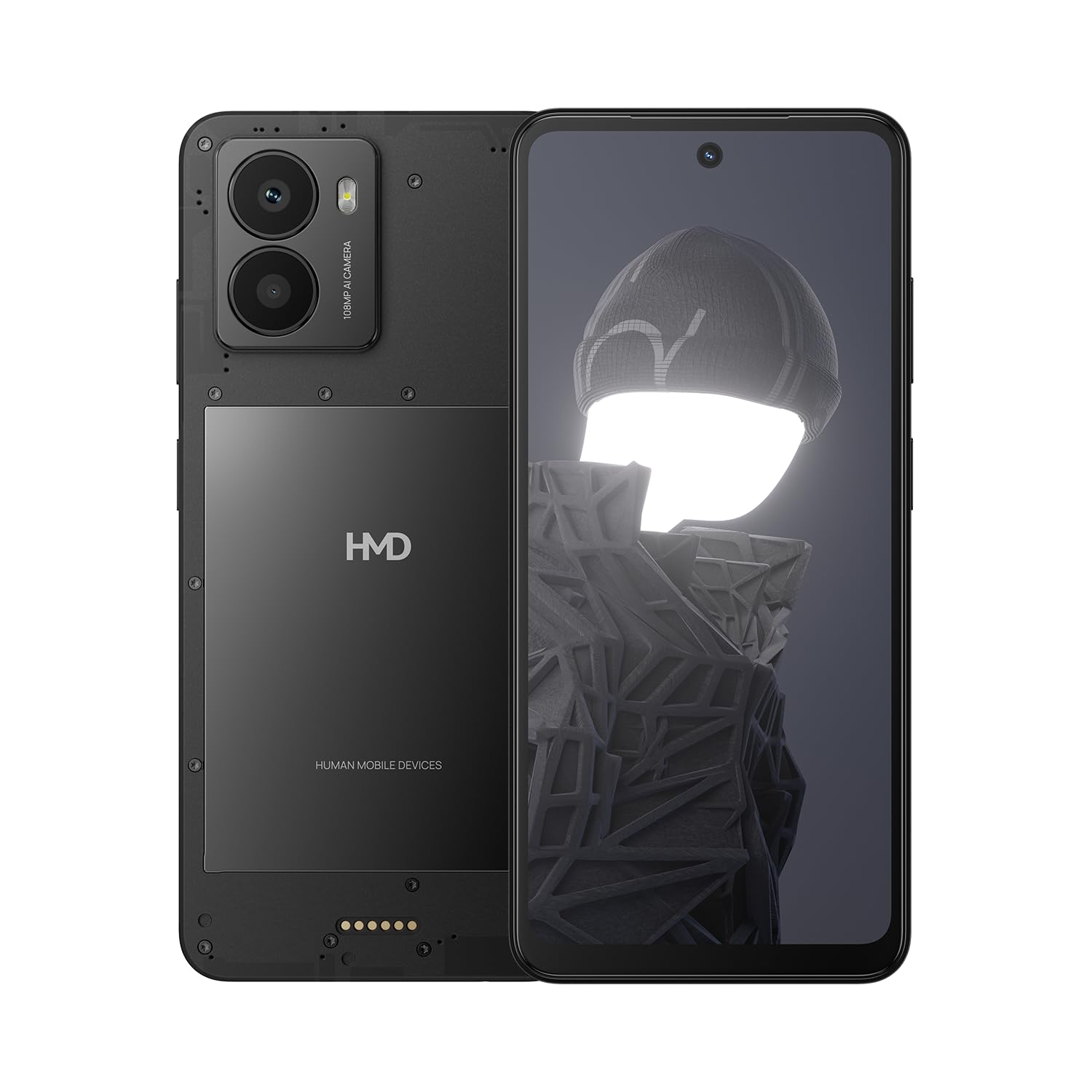 Smartphone HMD Fusion Desbloqueado Android 14 6 GB/128 GB Negro - Venta Internacional
