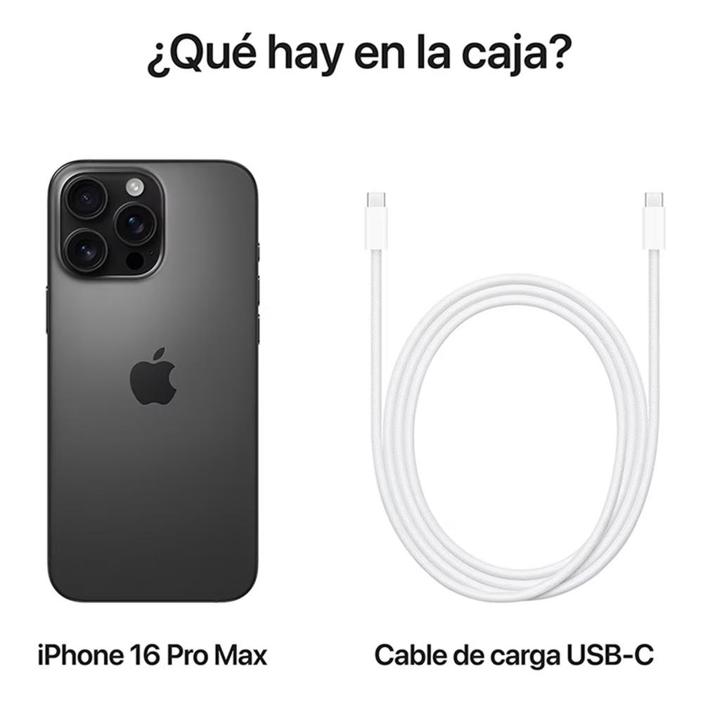 Foto 6 pulgar | Apple iPhone 16 Pro 128 Gb Titanio Negro