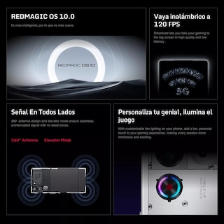 Foto 3 | Smartphone Redmagic 10 Pro 24 Gb Ram 1 Tb Rom Dusk
