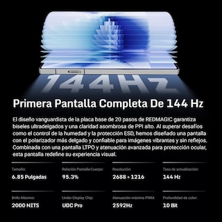 Foto 4 | Smartphone Redmagic 10 Pro 24 Gb Ram 1 Tb Rom Dusk