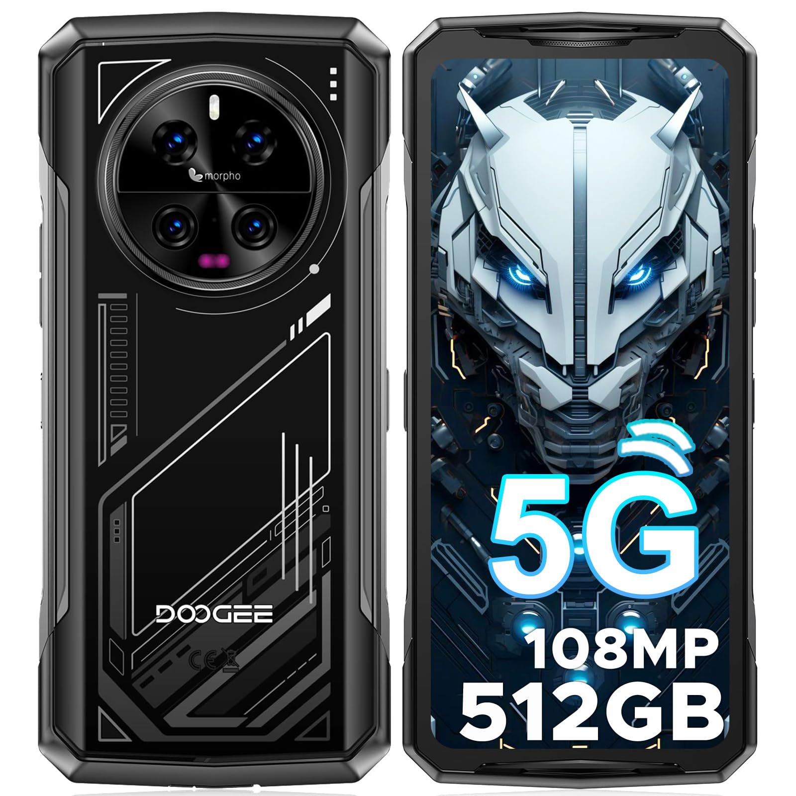 Foto 1 | Smartphone Doogee V40 Rugged 5g Desbloqueado 512gb+32gb 108mp - Venta Internacional.