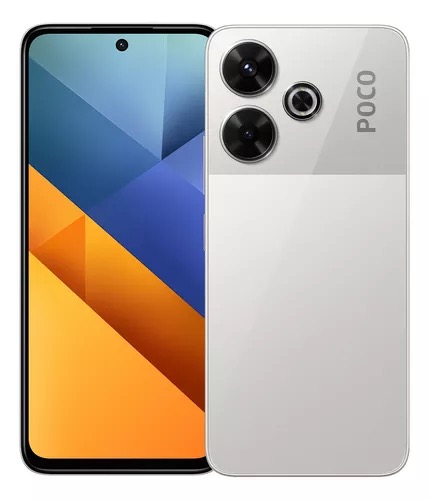 Celular Poco M6 6 + 128 gb Plata 100 MP