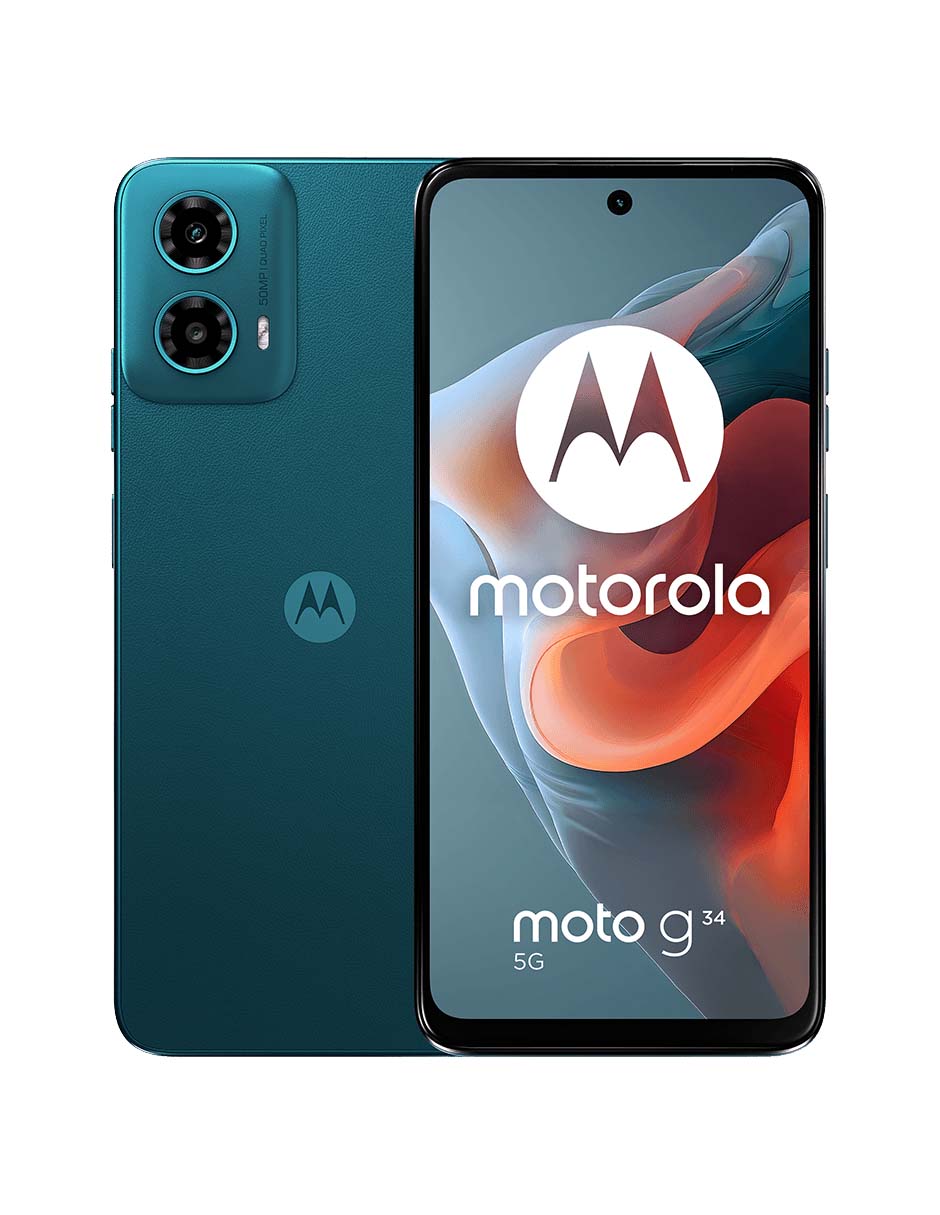 Foto 2 pulgar | Smartphone Motorola Moto G34 5g 8gb Ram 256gb Verde Oceano