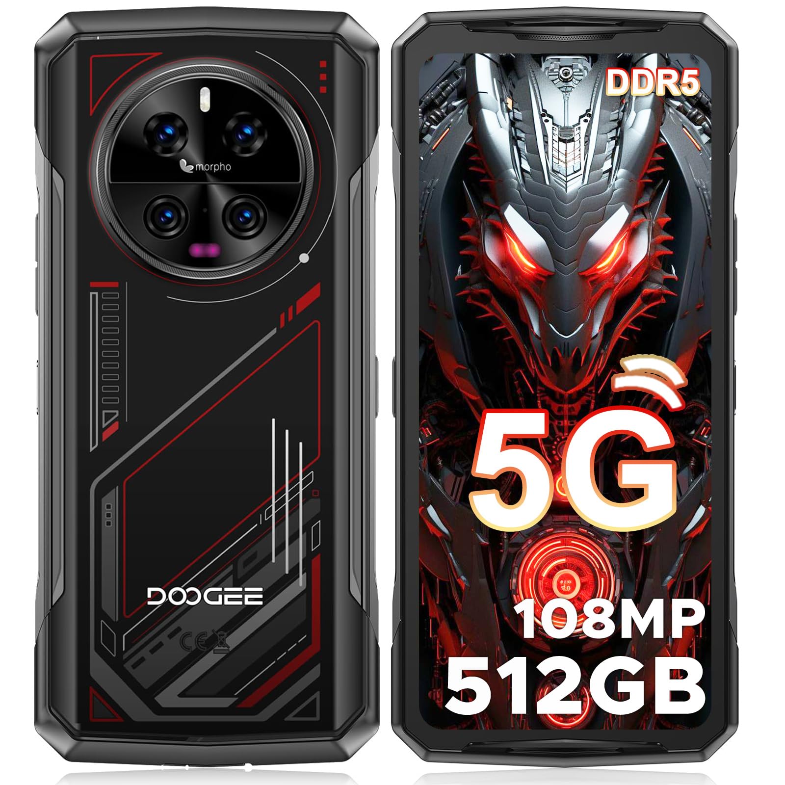 Foto 2 pulgar | Smartphone Doogee V40 Rugged 5G Desbloqueado 32/512 GB - Venta Internacional