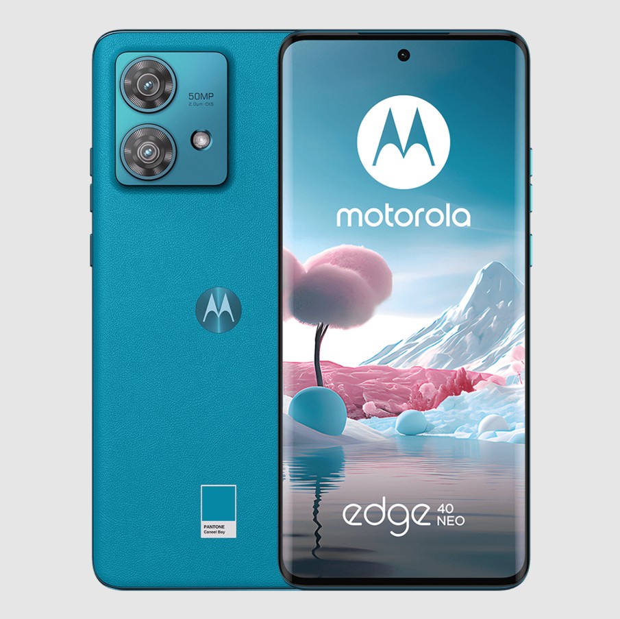 Foto 2 pulgar | Celular Motorola Edge 40 Neo Dual Sim 8gb Ram Azul 256gb Memoria 4g