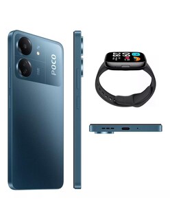 Foto 2 | Bundle Smartphone Poco C65 256GB Xiaomi Azul con Redmi Watch 3 Active