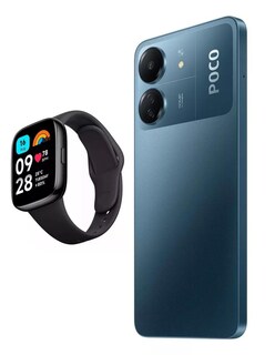 Foto 3 | Bundle Smartphone Poco C65 256GB Xiaomi Azul con Redmi Watch 3 Active