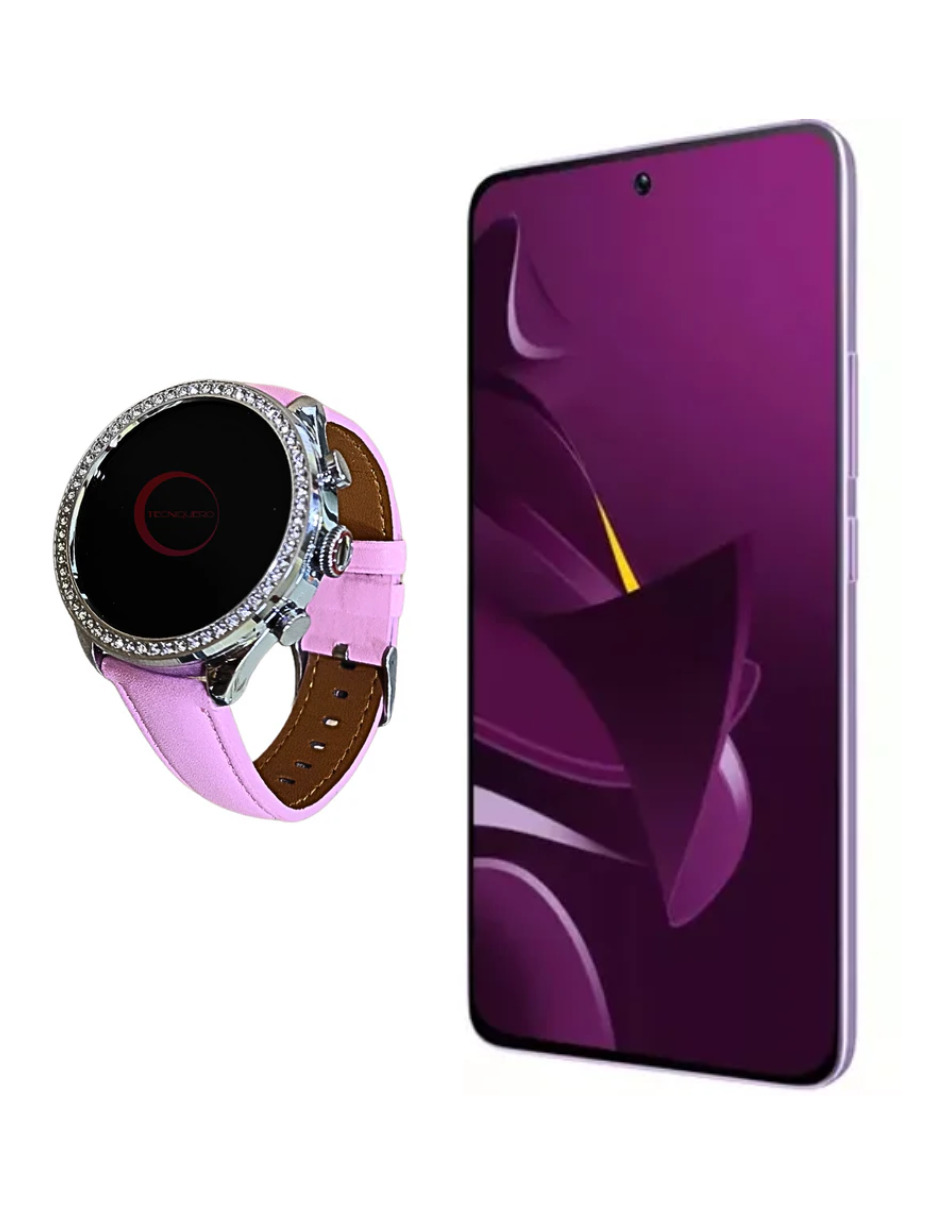 Foto 4 pulgar | Bundle Smartphone Xiaomi Poco M7 Pro 5g 256gb Rom Incluye Audífonos G-tide L21 y Smartwatch Bossney Rosa