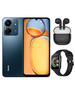 Foto 1 | Bundle Smartphone Redmi 13c 256gb Rom Xiaomi Azul Marino Incluye G-tide L21 y Smartband 1more E-joy Se