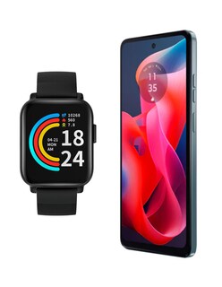 Foto 3 | Bundle Smartphone G24 128gb Rom Motorola Gris Incluye Audífonos 1more Neo y Smartband 1more E-joy Se
