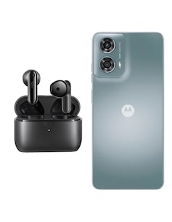 Foto 4 | Bundle Smartphone G24 128gb Rom Motorola Gris Incluye Audífonos 1more Neo y Smartband 1more E-joy Se