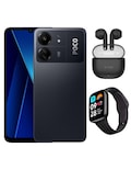 Bundle Smartphone Poco C65 256gb Rom Xiaomi Negro Incluye G-tide L21 y Redmi Watch 3 Active