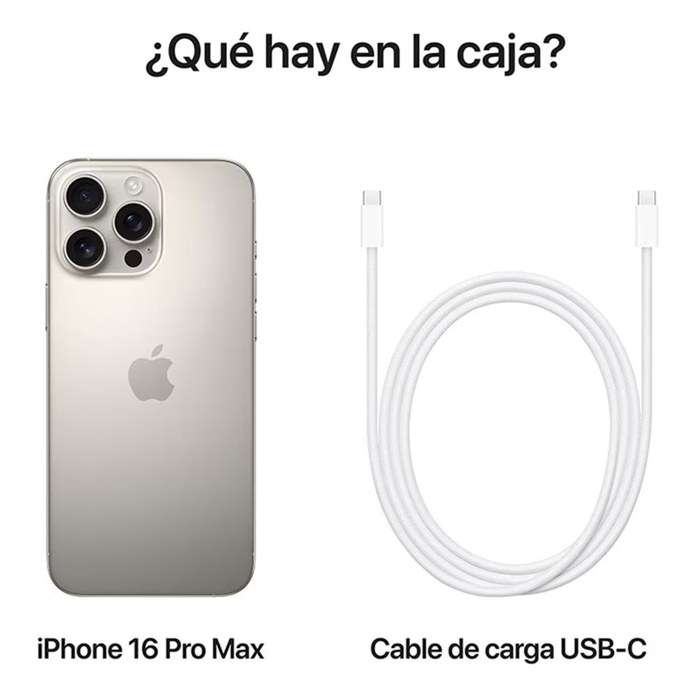 Foto 6 pulgar | iPhone 16 Pro Desbloqueado 128 Gb Titanio Natural Nuevo