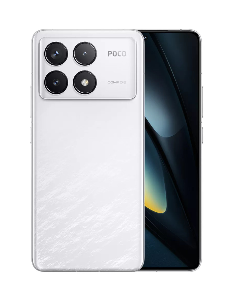 Celular Xiaomi Poco X6 Pro Blanco 512 GB 12 RAM Pantalla AMOLED de 6.7" 5G