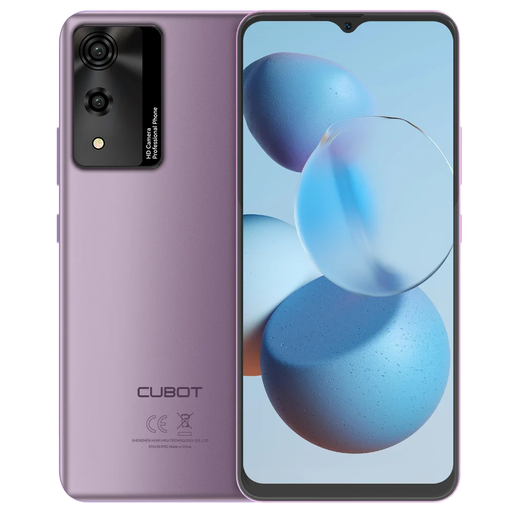 Smartphone Cubot A10 12 Gb Ram 128 Gb Rom 6.56'' 90 Hz Android Púrpura