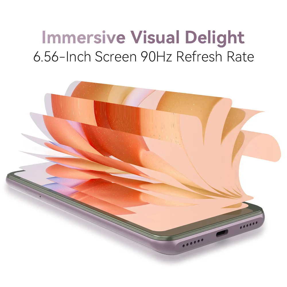 Foto 2 | Smartphone Cubot A10 12 Gb Ram 128 Gb Rom 6.56'' 90 Hz Android Púrpura