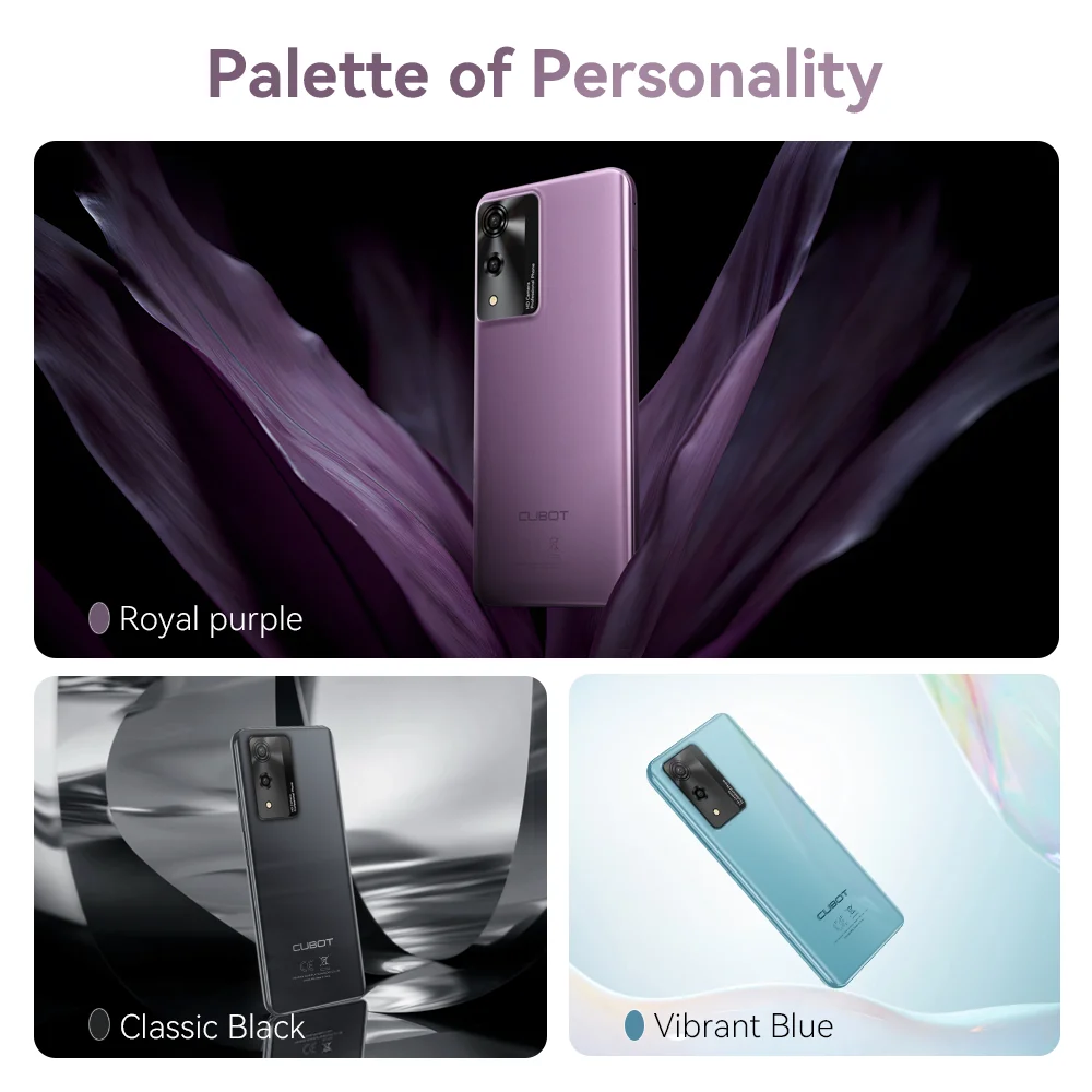 Foto 7 pulgar | Smartphone Cubot A10 12 Gb Ram 128 Gb Rom 6.56'' 90 Hz Android Púrpura