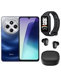 Xiaomi Redmi 14c 256gb Rom Xiaomi Azul + Smartband 9 Active Negra + Bunds 6 Play Negro