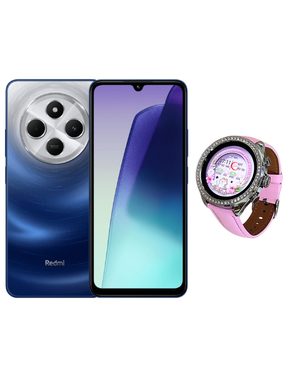 Bundle Xiaomi Redmi 14c 256gb Rom Xiaomi Azul Incluye + Bossney Ws Gs83 Lila