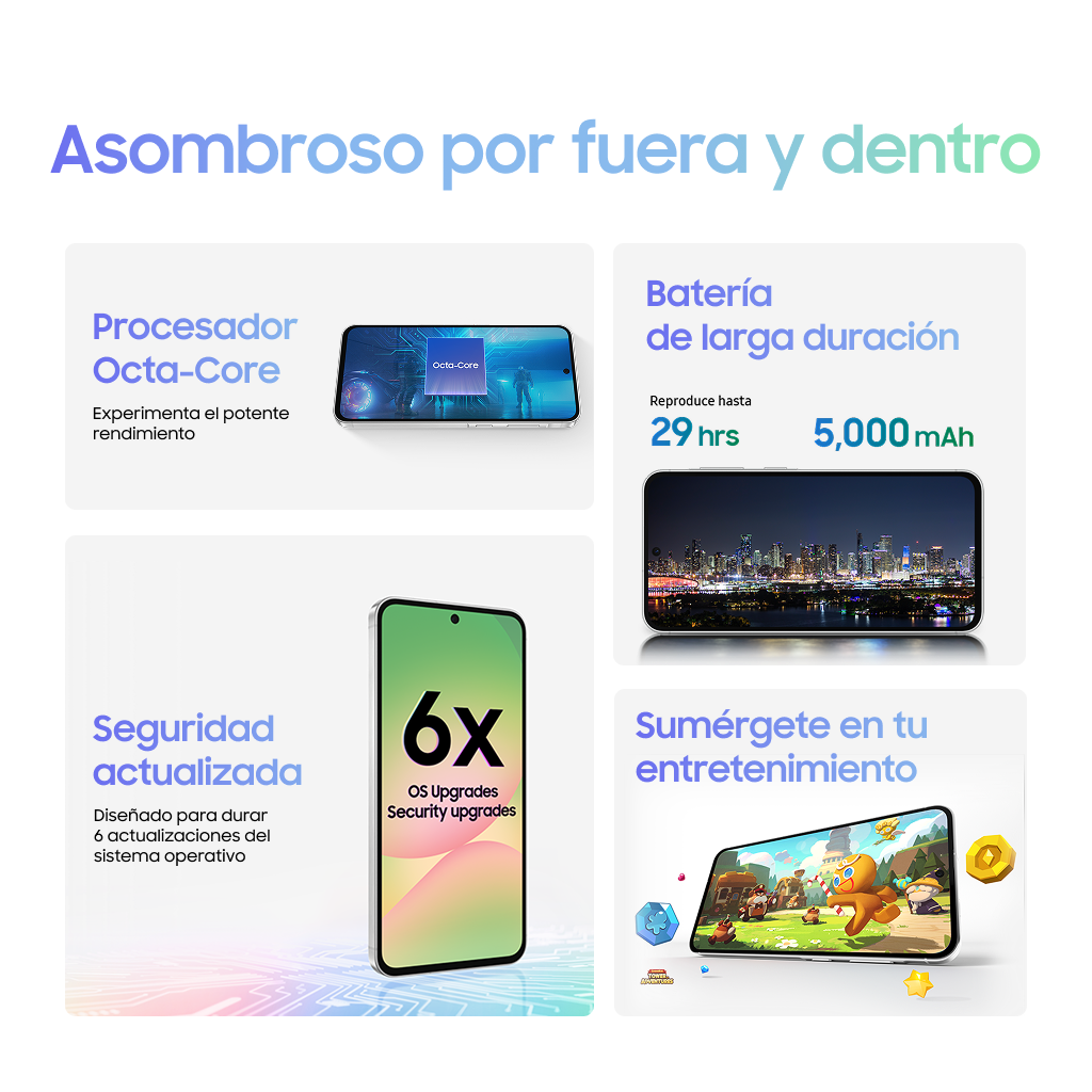 Foto 7 pulgar | Smartphone Samsung Galaxy A56 5 G Grafito 256 GB Desbloqueado